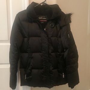 Black winter coat